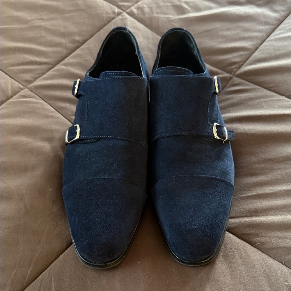 Men's Blue Suede Shoes